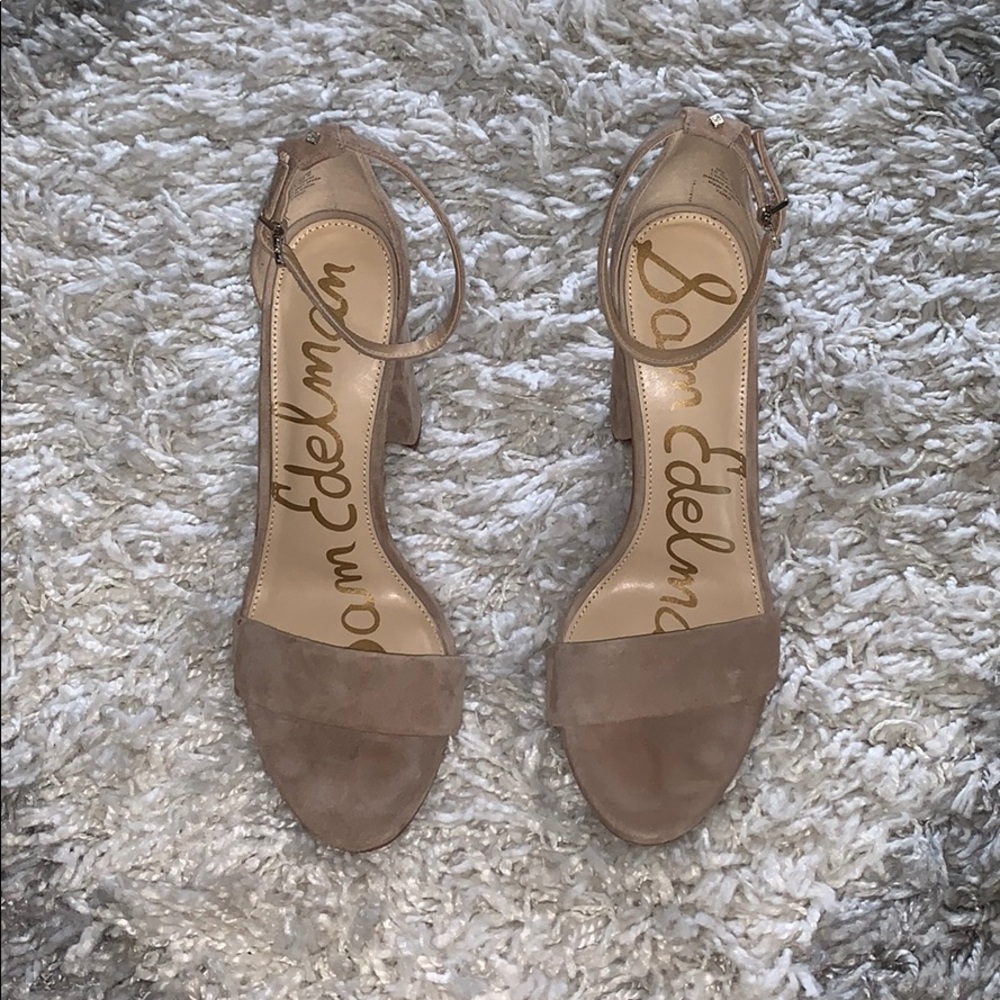 Sam Edelman yaro heels in oatmeal size 10.5